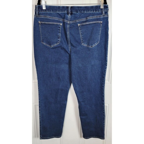 Chico's Perfect Stretch Girlfriend Slim Leg Ankle Jeans Size 14 (Chico's 2.5) - Picture 6 of 6